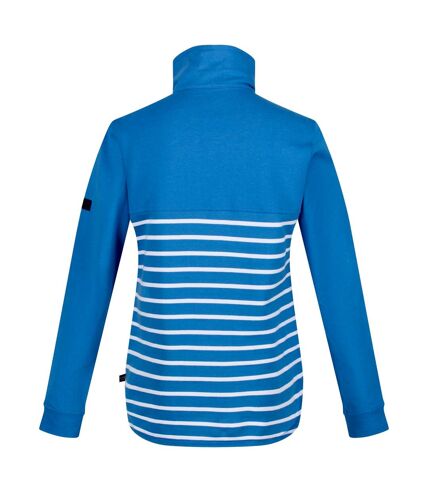 Regatta Womens/Ladies Camiola II Stripe Fleece Top (Sonic Blue/White) - UTRG7323