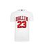 Mens Ballin 23 Round Neck T-shirt Blanc Mister Tee-2