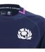 Womens/ladies 2025/2026 Crest Rugby Shirt Navy Scotland RU-3