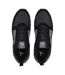 Mens Leather Low Cut Trainers Black Loyalti-4
