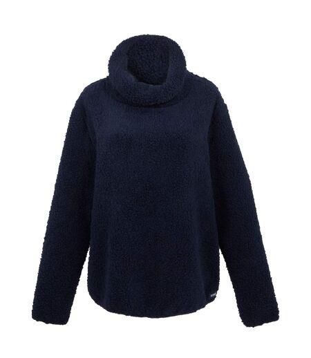 Womens/ladies Ria Fluffy Overhead Fleece Top Navy Regatta