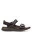 Clarks Mens Nature Trek Leather Sandals (Mahogany) - UTCK117