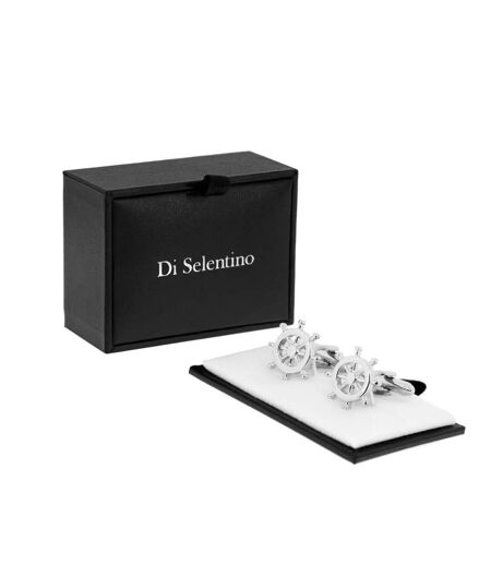 Nautical Cufflinks One Size Silver Di Selentino