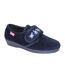 Chaussons Paula Femme Bleu Marine Blanc Lunar-1