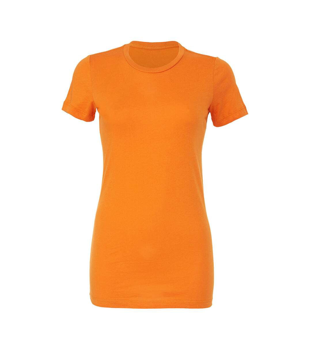 T-shirt the favourite femme orange Bella + Canvas-1