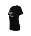 T-shirt Motif/style Vif Femme Noir Rose Foncé Love Moschino-3