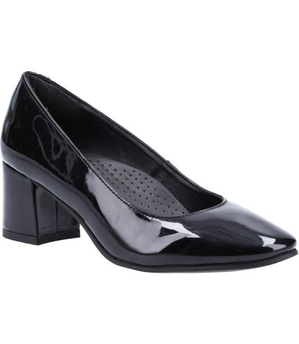 Hush Puppies Womens/Ladies Anna Leather Court Shoes (Black) - UTFS8080