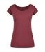 T-shirt Femme Pourpre Build Your Brand-1