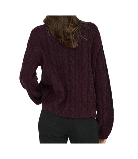 Pull prune femme jdy silja 15321106 - l