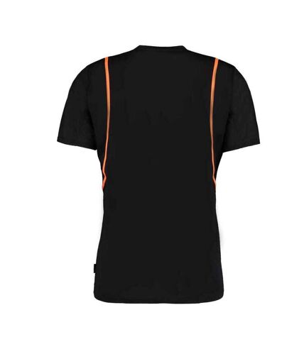 Kustom Kit Mens Gamegear Cooltex T-Shirt (Black/Orange)