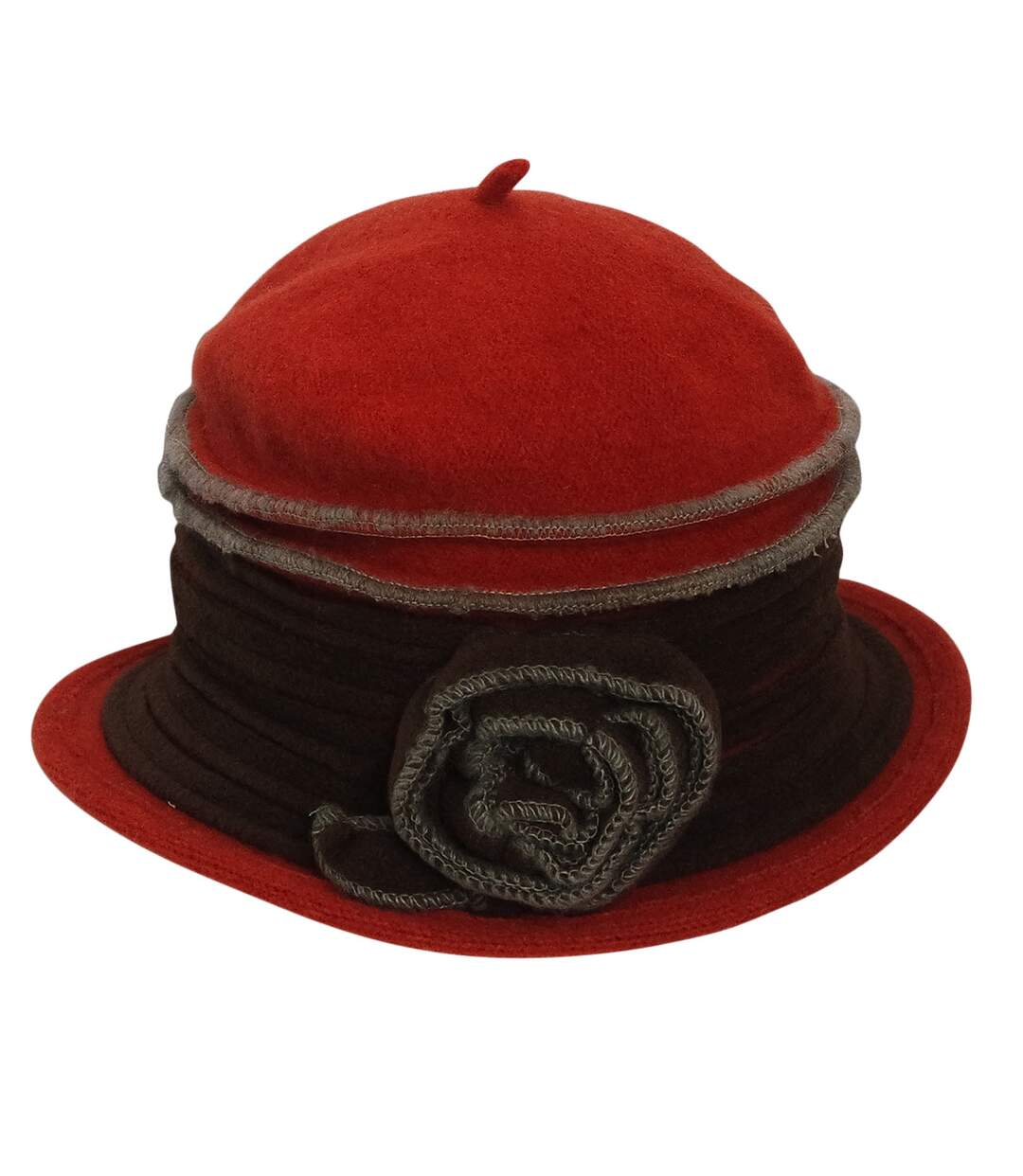 Chapeau cloche en laine FAUSTINE-1