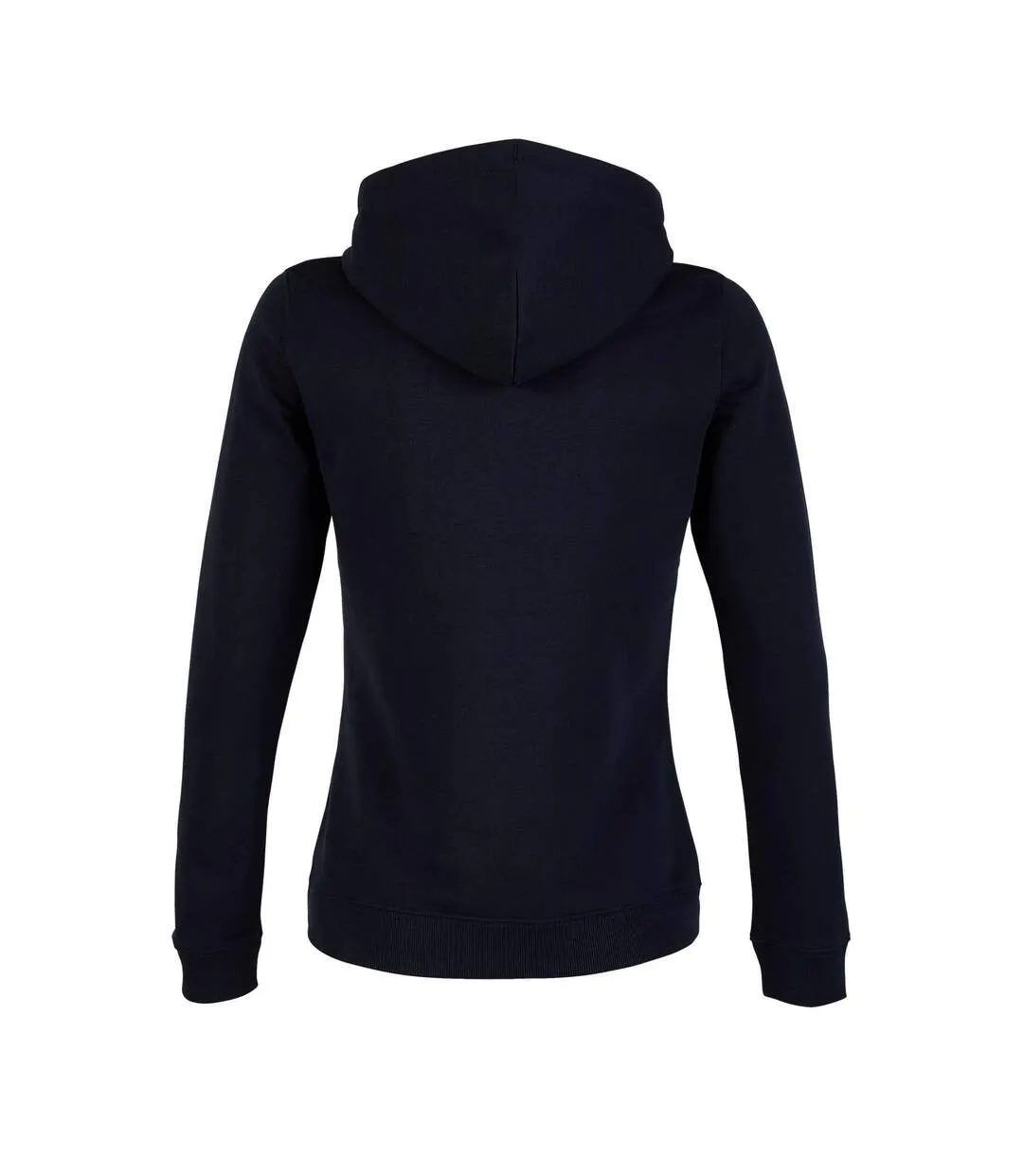 Womens/ladies Nicholas French Terry Hoodie Night Blue NEOBLU-2