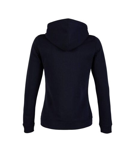 Womens/ladies Nicholas French Terry Hoodie Night Blue NEOBLU