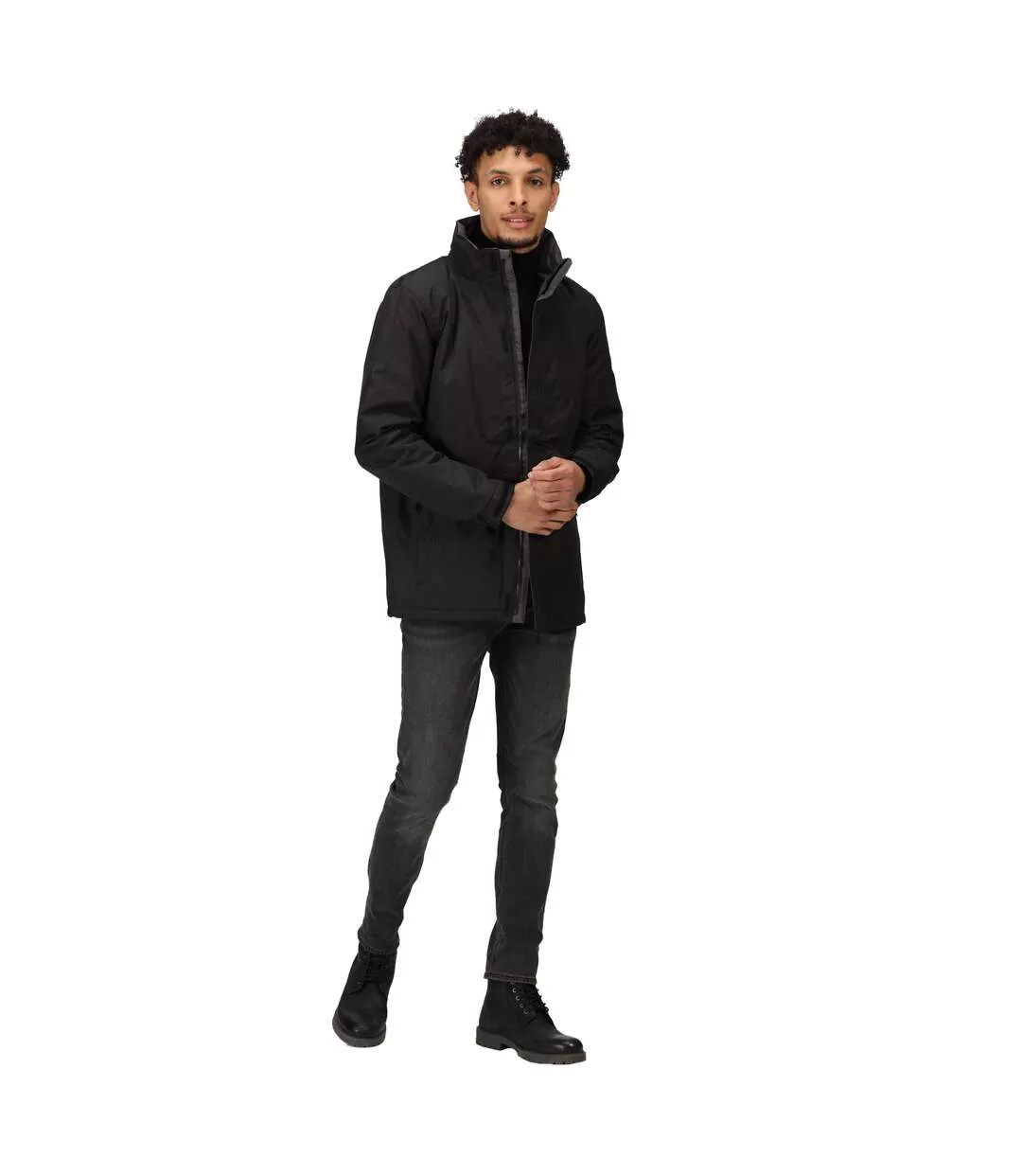 Beauford Manteau Imperméable Homme Noir Regatta-1