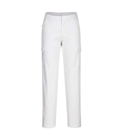 Portwest Womens/Ladies S233 Stretch Slim Cargo Pants (White) - UTPW513