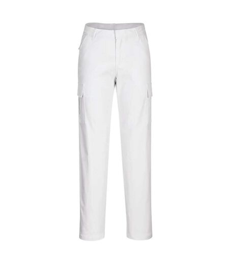 Portwest Womens/Ladies S233 Stretch Slim Cargo Pants (White) - UTPW513