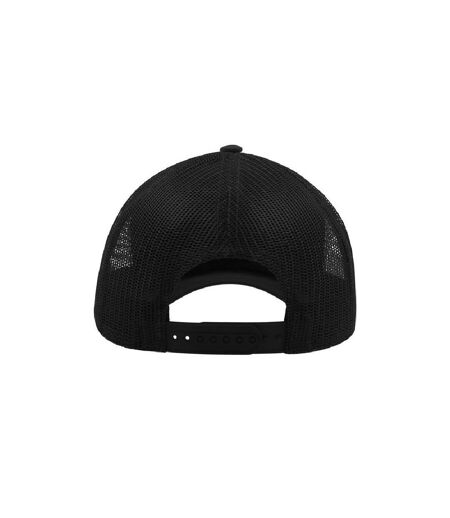 Atlantis Rapper Jersey Mid Visor Trucker Cap (Black) - UTAB205