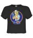 Womens/ladies enema of the state blink 182 crop top charcoal Amplified-1