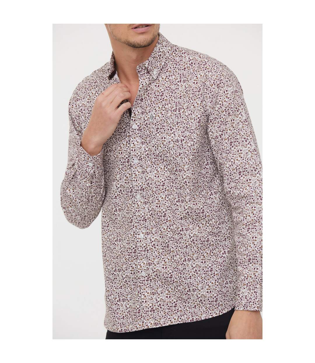 Chemise manches longues coton regular DIOLI-3