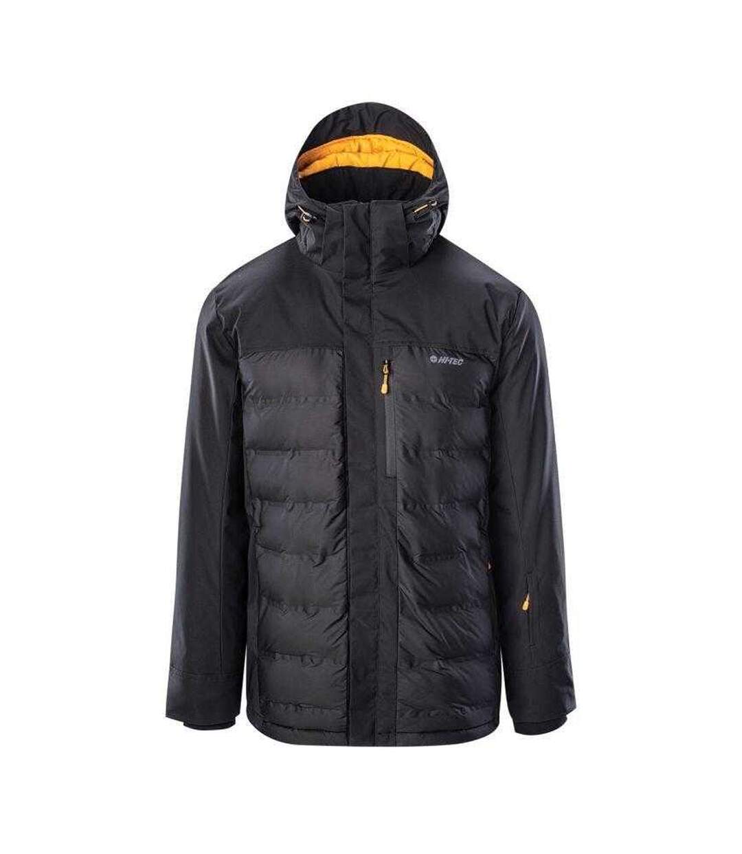 Doudoune Matelassée Helmir Homme Noir Jaune Hi-Tec-1