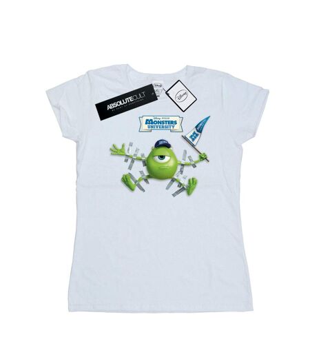 Disney - T-shirt MONSTERS UNIVERSITY TAPED MIKE - Femme (Blanc) - UTBI15404