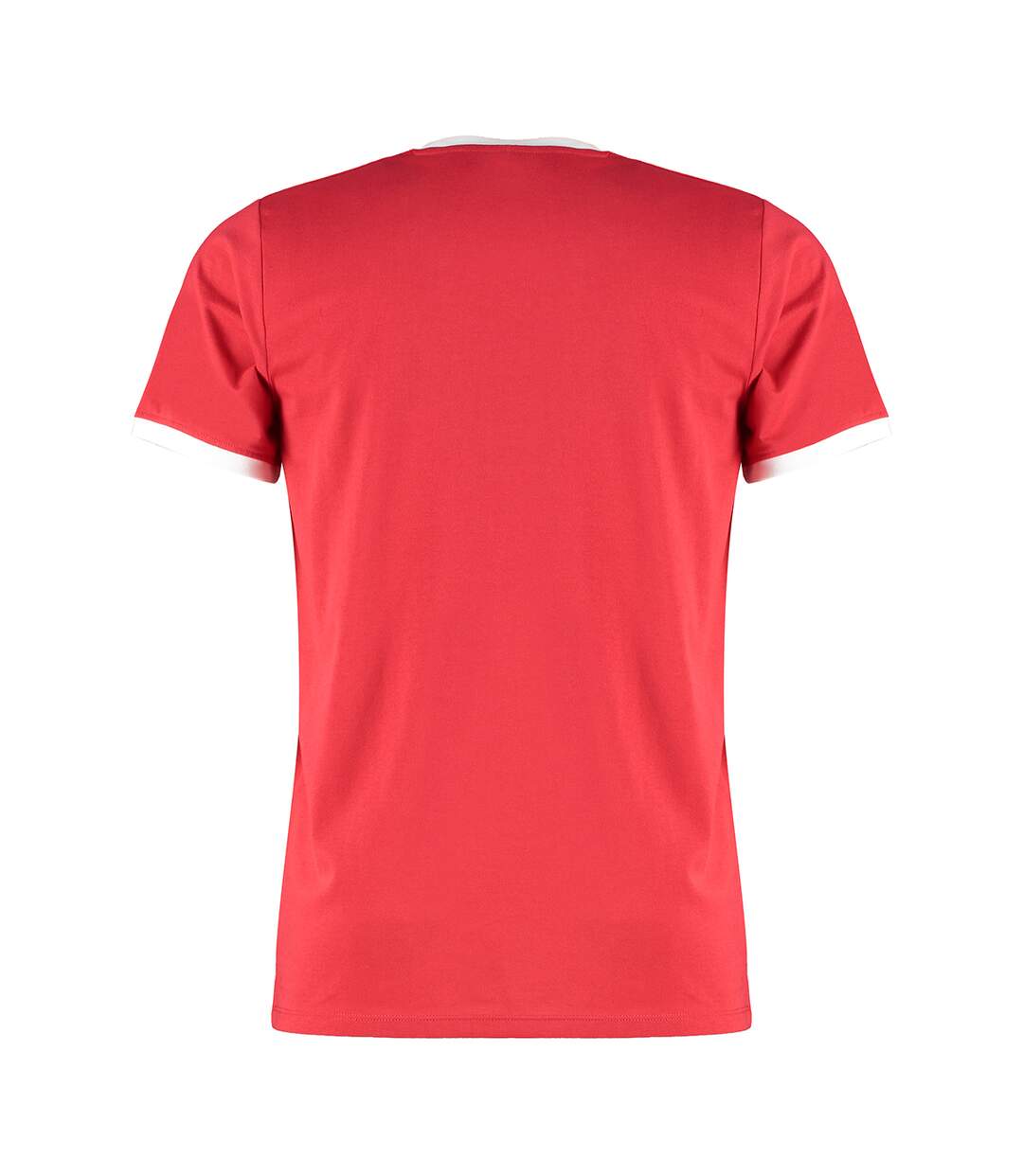 T-shirt ringer homme rouge / blanc Kustom Kit-2