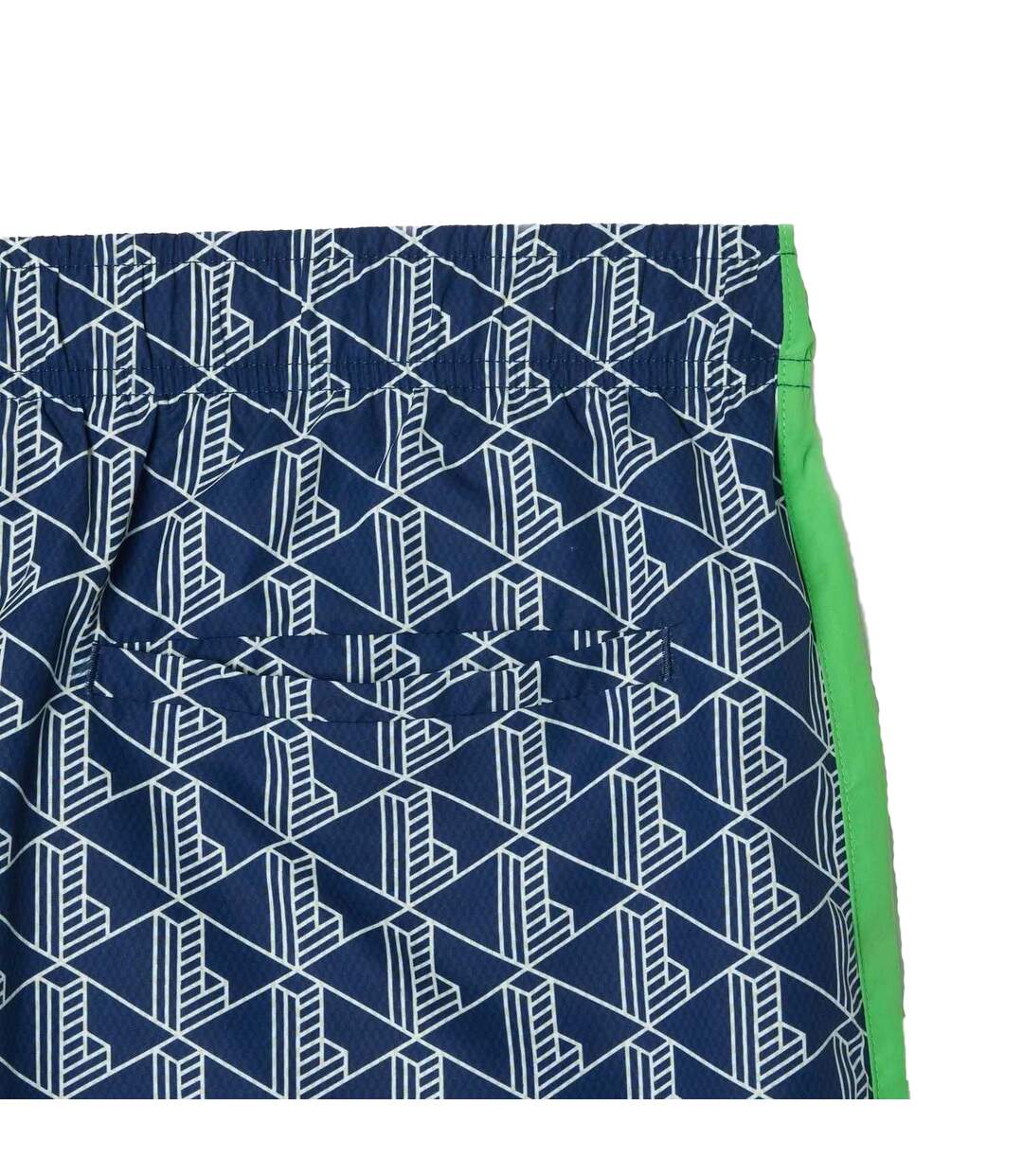 Short De Bain Homme Bleu Marine Vert Lacoste-3