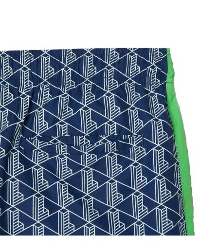 Short De Bain Homme Bleu Marine Vert Lacoste