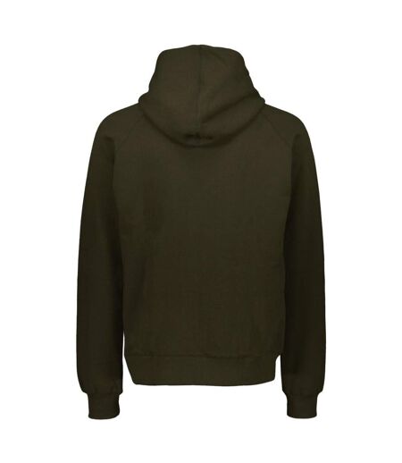 Sweat À Capuche Homme Vert Kaki Foncé Tee Jays