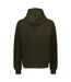 Sweat À Capuche Homme Vert Kaki Foncé Tee Jays-2