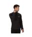 Great Outdoors Mens Kenger Half Zip Honeycomb Fleece Ash Regatta-1