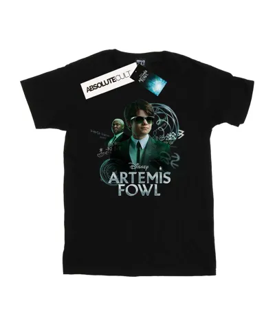 Disney Femme/Les femmes Artemis Fowl Butler Poster Coton Boyfriend T-Shirt (Noir) - UTBI10669