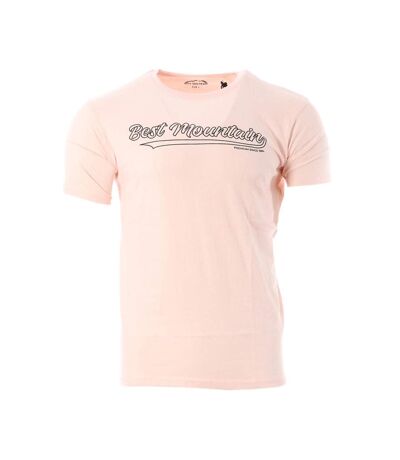 T-shirt rose homme best mountain ts07 - l