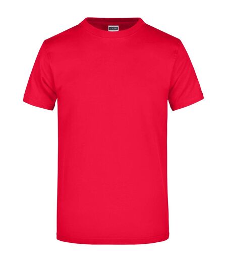 T-shirt Adulte Rouge James And Nicholson