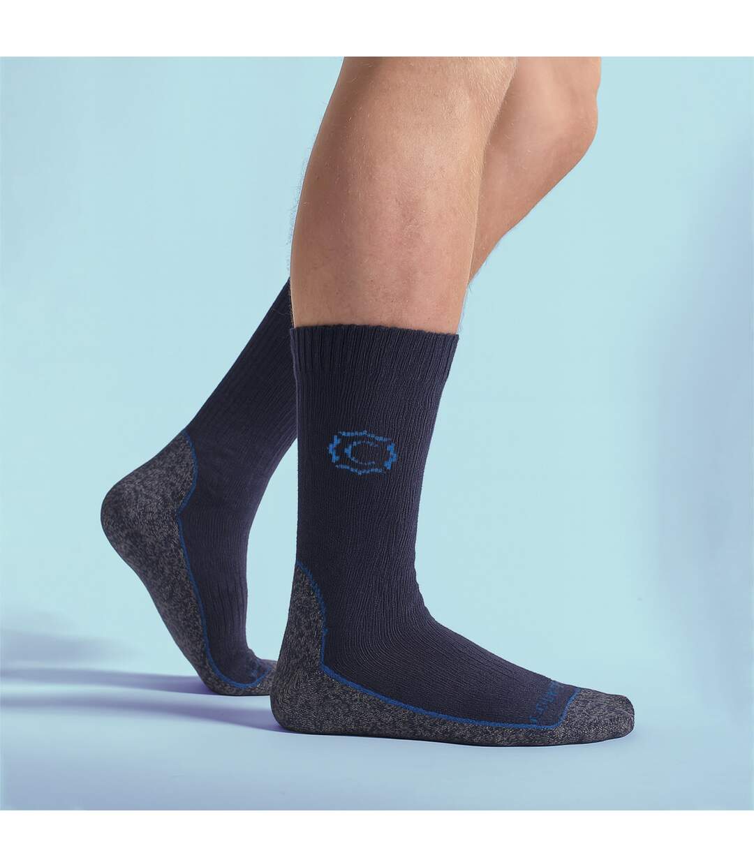 Country Pursuit - Chaussettes Homme en Laine Rembourrées Durables et Respirantes-3