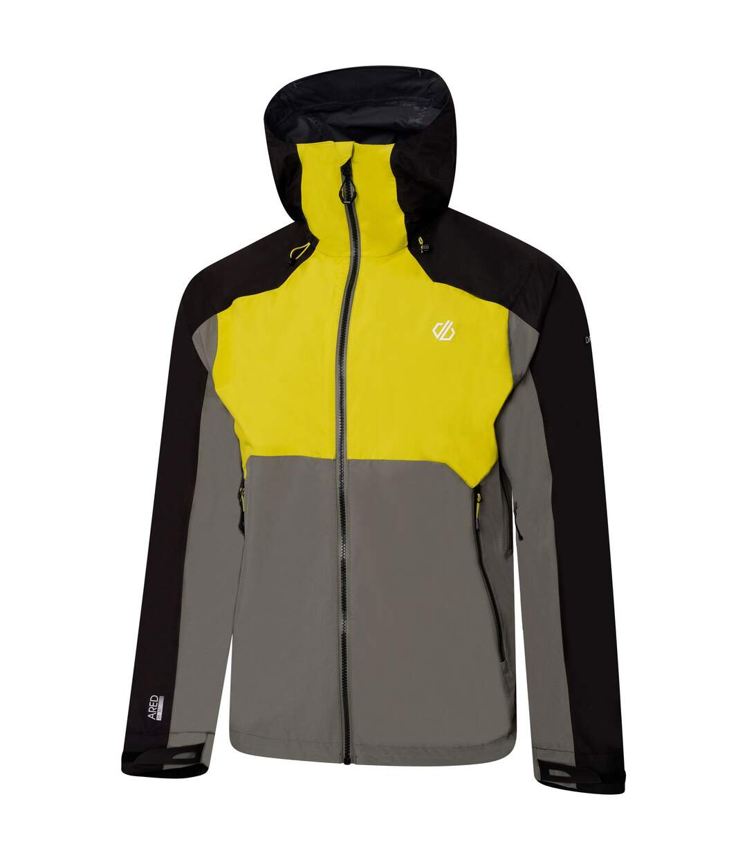 Veste Imperméable Touchpoint Homme Vert Kaki Jaune Néon Dare 2B-4