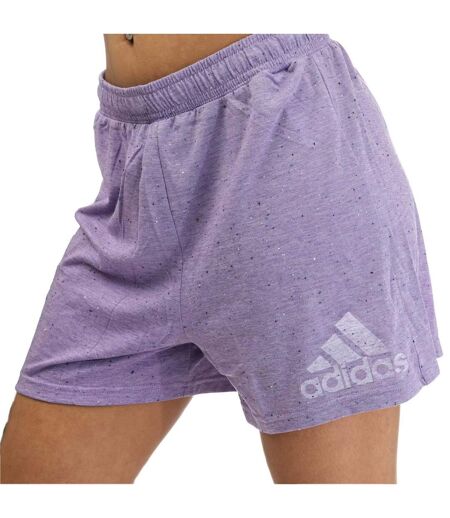Womens/ladies future icons winners shorts violet Adidas