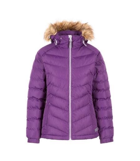 Womens/ladies nadina waterproof padded jacket purple Trespass