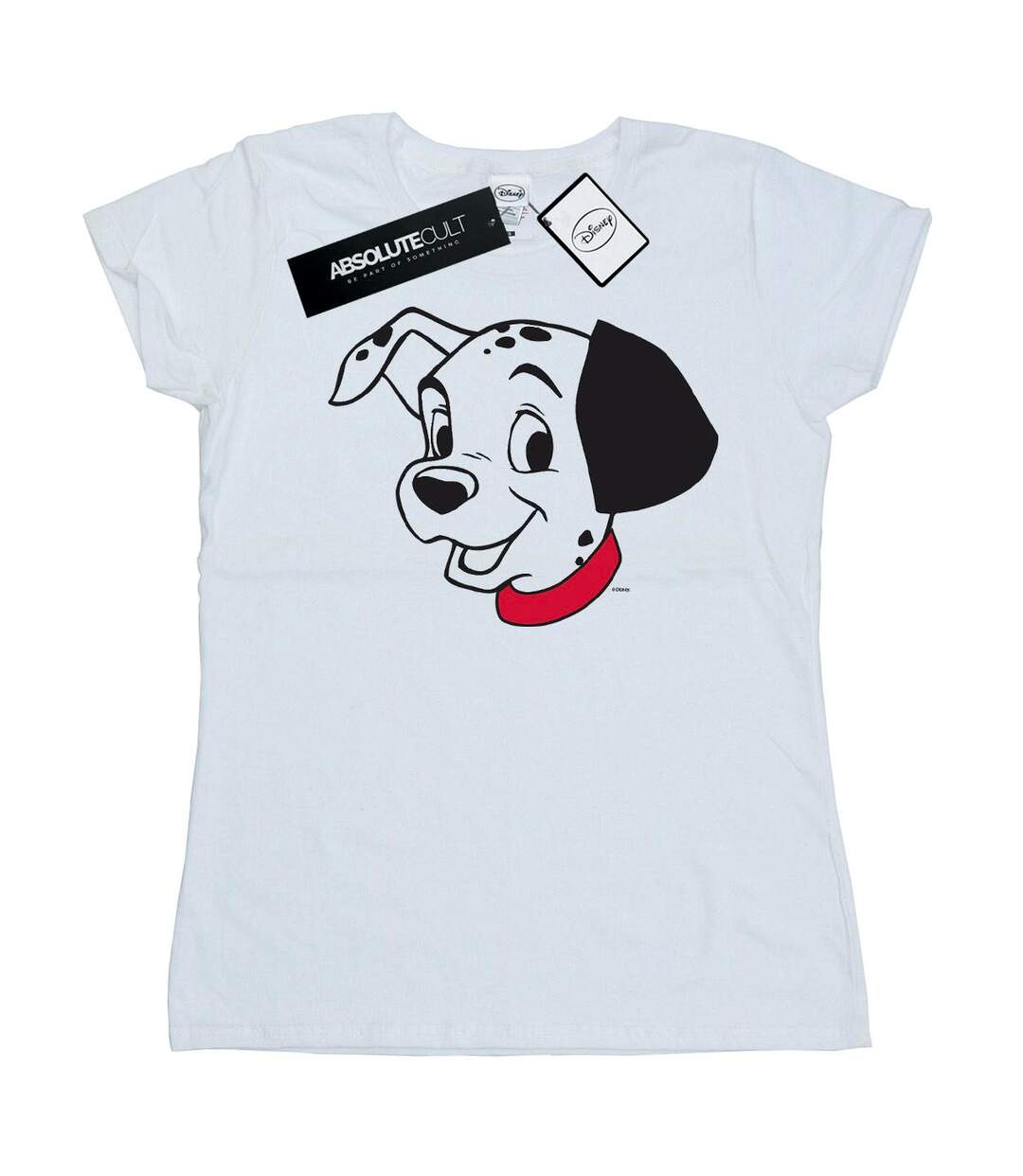 Disney - T-shirt DALMATIANS DALMATIAN HEAD - Femme (Blanc) - UTBI15426-1