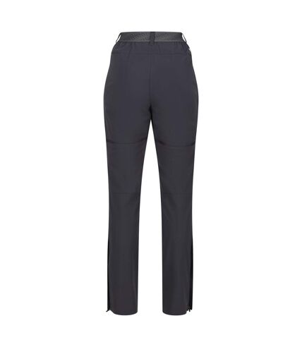 Womens/ladies mountain zip-off trousers seal grey Regatta