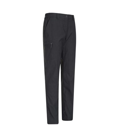 Womens/ladies Hiker Stretch Short Winter Trousers Black Mountain Warehouse