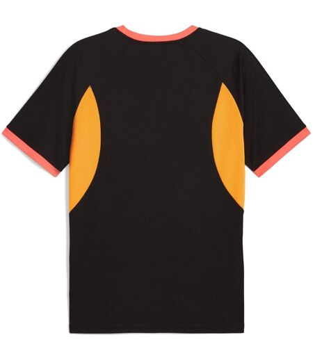 Mens Individualliga Graphic Lightweight T-shirt Black Orange Puma