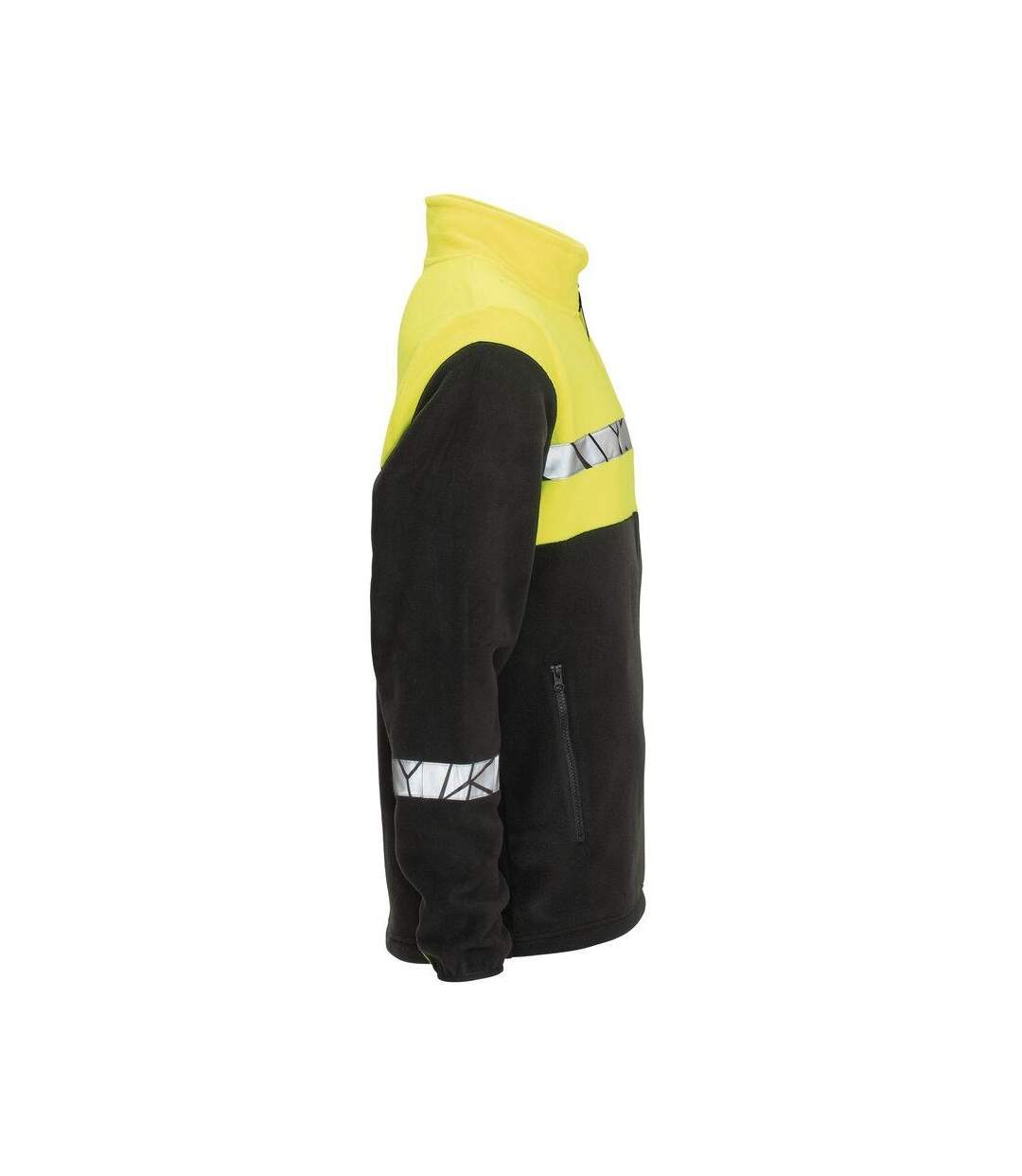 Veste Polaire Homme Noir Jaune Projob-1
