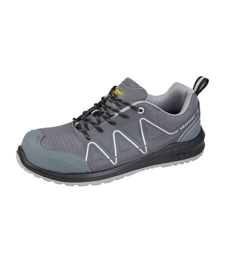 Grafters Mens Safety Trainers (Gray) - UTDF2146