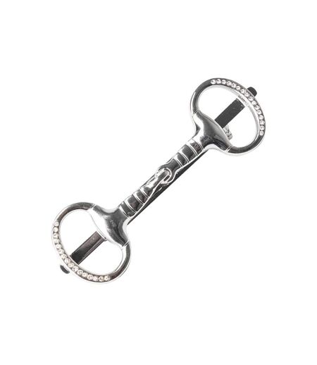 Glitz & Glam Horse Bit Tie Pin One Size Silver Supreme Products