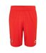 Childrens/kids Team Shorts Red Sondico-1