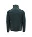 Mens Customised Striped Fleece Jacket Forest Green Mascot-2