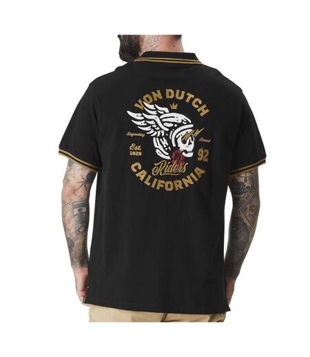 Polo noir homme von dutch rider - l