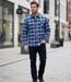 CHALLENGER BRUNO6 — Surchemise flanelle bleu : l'alliance parfaite du style et de la chaleur-4