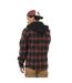 Sur Chemise homme en flanelle à carreaux et capuche détachable Howard Vondutch-3
